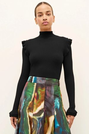 Tinley Turtleneck Black